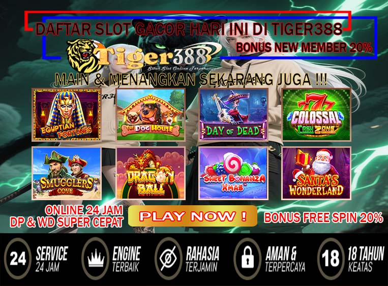 TIGERBET388 Bandar Slot Online Resmi Fitur Lengkap Modern